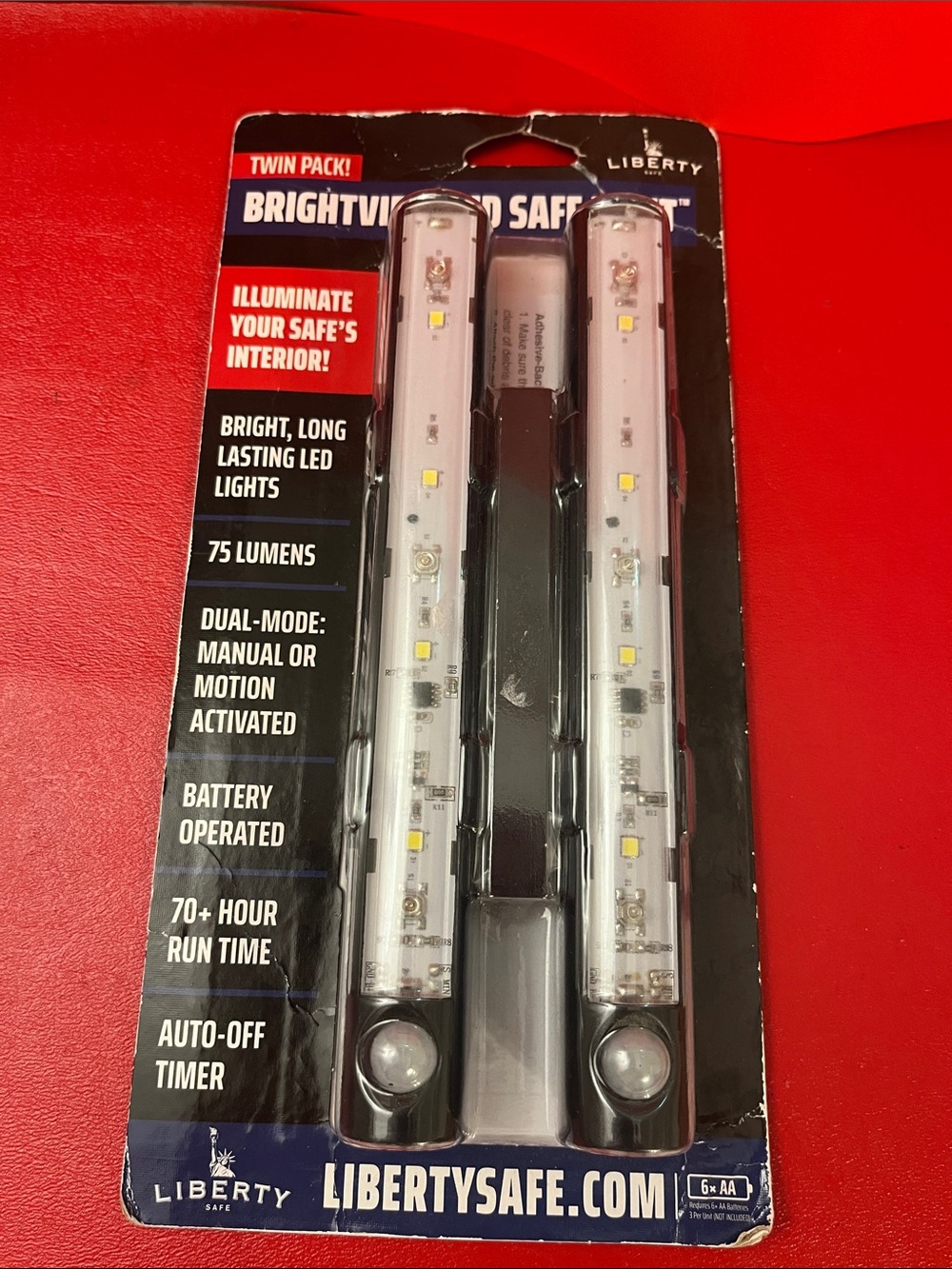 liberty LED Safe Light Twin Pack — Black and White